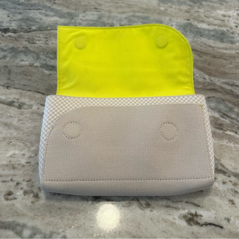 Rothy’s Belt Bag Cream with Neon Interior - Picture 3 of 5